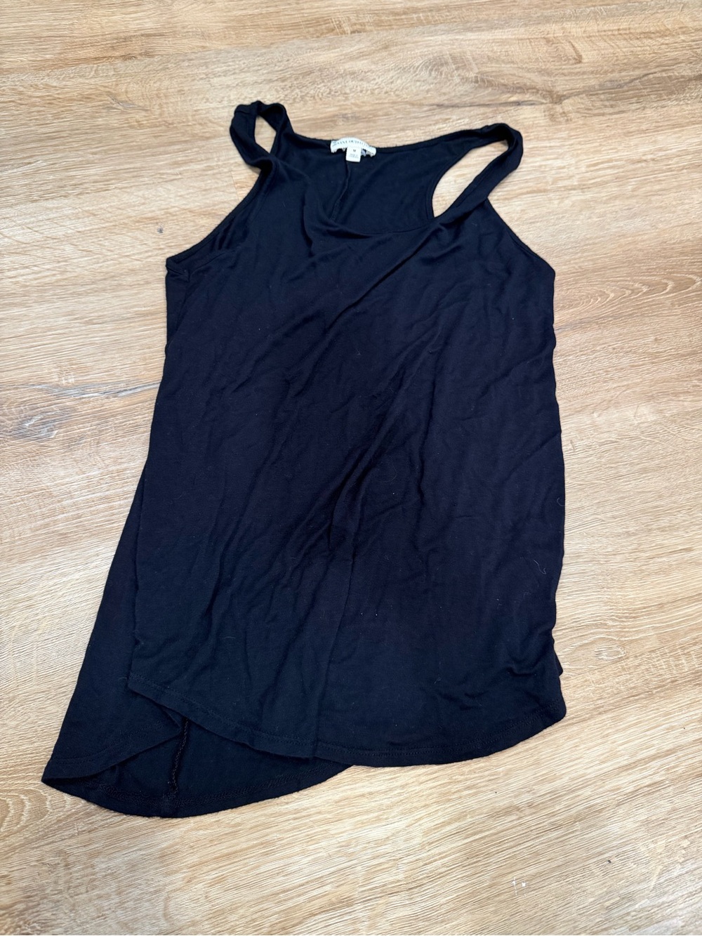 Zenana Outfitters Black Racerback Tank Top